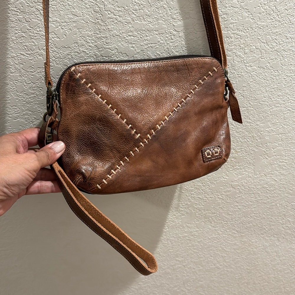 Bed Stu crossbody wristlet.